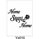 Yazı Desenler Stencil Şablon (21x30) Yz-010