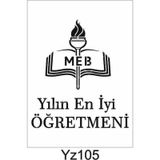 Yazı Desenler Stencil Şablon (25x25) YZ-105
