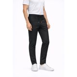 Yazı Erkek Slim Fit Dar Kesim Beli Bağlamalı Yan Cepli Casual Jogger Pantolon