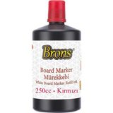 Yazı Tahta Kalem Mürekkebi 250 ml 1 Adet Brons Tahta Kalemi Mürekkebi Kolay Silinebilir 250 gr Okul Sınıf - Kırmızı - Standart - 100 ml
