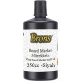 Yazı Tahta Kalem Mürekkebi 250 ml 1 Adet Brons Tahta Kalemi Mürekkebi Kolay Silinebilir 250 gr Okul Sınıf - Siyah - Standart - 100 ml