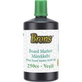 Yazı Tahta Kalem Mürekkebi 250 ml 1 Adet Brons Tahta Kalemi Mürekkebi Kolay Silinebilir 250 gr Okul Sınıf - Yeşil - Standart - 100 ml