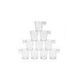 YAZICI 10'lu Espresso Tadım Bardağı 80 ML – Sert Plastik Shot Bardağı, Espresso Shot Bardağı, Türk Kahvesi İkramlık, Kahve Tadım ve Degustasyon Bardağı, Mini Sunumluk Seti