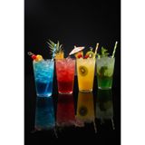 YAZICI 15’li 400 ML Sert Plastik Kokteyl Bardağı Şeffaf Limonata Meşrubat Davet Nişan Nikah Bardak Set