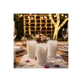 YAZICI 175 ml Kristal Şeffaf Kokteyl Bardağı 15'li Set Düğün, Nişan, Nikah, Davet ve Parti Organizasyon Rakı Bardağı