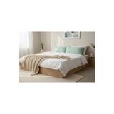 YAZICI 2’li 50x70 Pamuklu Yastık Kılıfı Ranforce %80 Pamuk %20 Polyester Fermuarlı Yastık Kılıf Seti