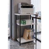 Yazıcı Sehpası 3 Katlı Çok Amaçlı Raf Metal Ayaklı Printer Stand Ofis Ev Düzenleyici Beyaz
