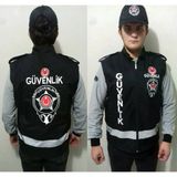 Yazıları Nakış İşlemeli Silinmez Mükemmel Özel Güvenlik Yeleği