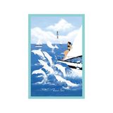 Yazın Kalbinde Bir Yolculuk – Doğa ve Özgürlük Temalı Dekoratif Kartpostal & Hediye Not Kartı