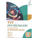 Yazıt Yks Tyt Fen Bilimleri Tamamı Çözümlü 15 Deneme Sınavı *Yeni*