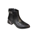 Yazkıs Kadin Siyah Krem (Nut) Cilt Bilegi Tasli 11Cm Bilekboyu Fashion Bot