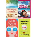 Yazlık + Hayal Et Listele Yap! + Şezlong Savaşları + Deniz Keyfinde Hikayeler 4 Kitap Set