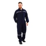 Yazlık Iş Tulumu 16/12 Gabardin Lacivert Boy Tulum Reflektörlü 5 Cepli LACİVERT-XL