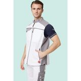 Yazlık Iş Yeleği Polyester Gabardin Allium Outdoor Yelek Hafif Nefes Alabilir Fonksiyonel Cepli - 3XL