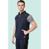 Yazlık Iş Yeleği Polyester Gabardin Allium Outdoor Yelek Hafif Nefes Alabilir Fonksiyonel Cepli - 4XL