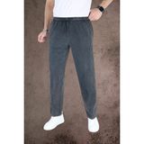 Yazlık Keten Pantolon Ham Bez Eşofman Beli Lastikli Unisex Rahat Kalıp Hambez Büyük Beden Alt Eşofman %100 Pamuk - 0 Siyah - 3XL