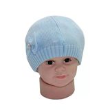 Yazlık Kız Bebek Merserize Bere Mavi 3932