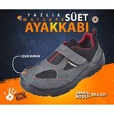Yazlık May Safe Süet Çelik Burun Iş Ayakkabısı Türkiye Menşeli Şık Tasarım ile Dayanıklılık