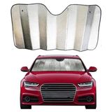 Yazline Global Araç Ön Cam Katlanabilir Güneşlik Uv ve Isı Koruma Renault Megane Fiat Egea Hyundai I20 Opel As - Renkli