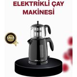 Yazline Global Cam Demlikli 20 Bardak Kapasiteli Elektrikli Çaycı - Renkli