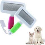 Yazline Global® Kedi Köpek Telli Küçük Boy Tüy Bakım Seti Evcil Hayvan Tarama Fırçası