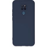 Yazline Global Mey Ithalat® General Mobile Gm 20 Kılıf Nano Içi Kadife Silikon - Lacivert