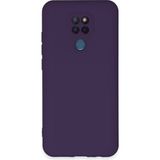 Yazline Global Mey Ithalat® General Mobile Gm 20 Kılıf Nano Içi Kadife Silikon - Mor