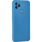 Yazline Global Mey Ithalat® General Mobile Gm 21 Kılıf Nano Içi Kadife Silikon - Mavi
