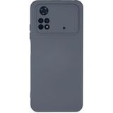Yazline Global Mey Ithalat® Poco M4 Pro 4g Kılıf Nano Içi Kadife Silikon - Gri