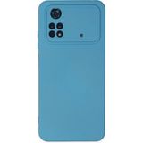 Yazline Global Mey Ithalat® Poco M4 Pro 4g Kılıf Nano Içi Kadife Silikon - Mavi