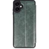 Yazline Global Mey Ithalat® Samsung Galaxy A06 Kılıf Flip Cover - Koyu Yeşil