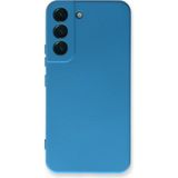Yazline Global Mey Ithalat® Samsung Galaxy S23 Plus Kılıf Nano Içi Kadife Silikon - Mavi