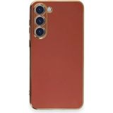 Yazline Global Mey Ithalat® Samsung Galaxy S23 Plus Kılıf Volet Silikon - Kırmızı