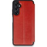 Yazline Global Mey Ithalat® Samsung Galaxy S24 Fe Kılıf Flip Cover - Kırmızı