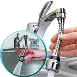 Yazline Global® Turbo Flex 2 Aşamalı Plastik Esnek Musluk Başlığı Pratik Tak Kullan