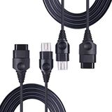 YB-OSANA 2 Paket! Xbox Kumandası için Yedek 1,8 m Uzatma Kablosu Uzatma Kabloları En Eski Xbox (Xbox 360 veya Xbox one için değil), 2'li Set, Siyah