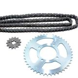 YBR ÖN-ARKA DİŞLİ ZİNCİR SET 45-14T 128L NCR