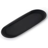 YCHLonlive Mum Düzeltici Tepsi, Mum Aksesuarları Mum Fitili Düzeltici Tepsi Plakası Siyah, Mumluk Tepsisi (23 x 9,5 x 1,0 cm)