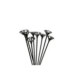YCK BALON Balon Çubuk Set ( GRİ ) 100 Adet
