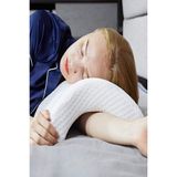 YCL Shop Visco Kavisli Ortopedik Yastık Bel Boyun Bacak Ağrıları Için Birebir Yıkanabilir Kılıf - 35 x 45 cm - Beyaz