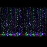 Ycl Yps-113Rgb 600 Ledli 2X3 M Perde Led/Ip44 İç Mekan/30 Led*20 Saçak Fişli Çok Renkli