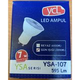 Ycl YSA-107 7 Watt Gün Işığı Işık GU10 Starter Duy LED Ampül - 10 - 20 W - Beyaz