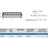 Ycl YW-205G 12x1 W 35 cm Günışığı Wallwasher