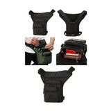 YclShop Bel Ve Bacak Bağlamalı Su Geçirmez 5 Bölmeli Bel Çantası