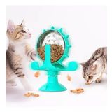 YCLSHOP Kedi Tedavi Gıda Dağıtıcı Oyuncak Pet İnteraktif Gıda Bulmaca Vantuzlu Egzersiz Tekerleği