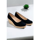 Y&D Shoes Kadın Keten Espadril – Dolgu Topuklu, Şık Yazlık Model