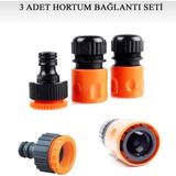 YDGR 1/2" Hortum Musluk Bağlantı Adaptörü 2 Adet+ 1/2 - 3/4" Kolay Montaj ve Pratik Kullanım Sağlayan