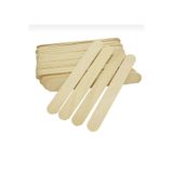 YDGR Ahşap Dil Basma Çubuğu (abeslang) Naturel 50`li Paket