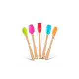 YDGR Bambu Saplı 5'li Silikon Spatula Seti – Çok Renkli Mutfak Gereçleri