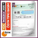 Yds 2020 Ösym Tıpkı Basım Çıkmış Soru Deneme Kitapçığı Video Çözümlü Türkiye Geneli